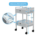 Spa Numa DANTE DELUXE Beauty Trolley Cart with Locking Drawers (1019) FF-SOB-TRLY-1019