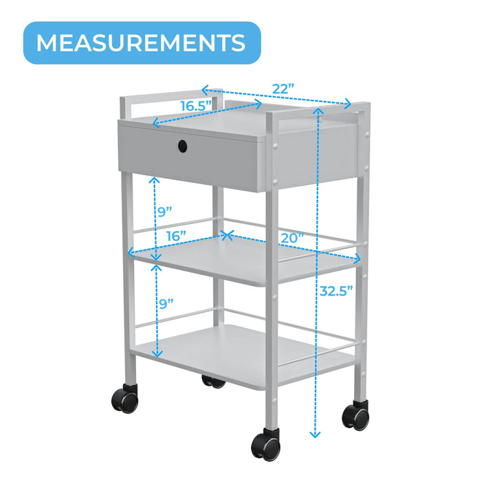 Spa Numa DANTE Beauty Trolley (1019A) FF-SOB-TRLY-1019A