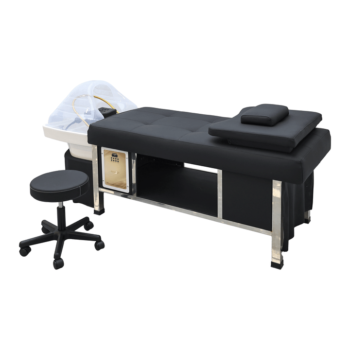 Dermalogic METRO Economy Head Spa w/ Rolling Stool Noir Black