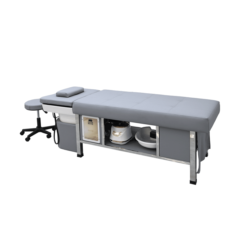 Dermalogic METRO Economy Head Spa w/ Rolling Stool Grey