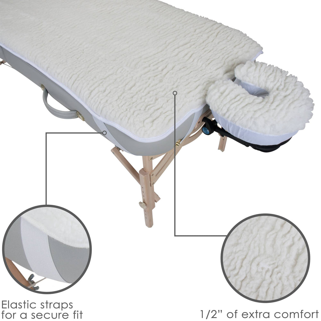 EarthLite Basics Fleece Table Pad Set DSP-ERL-TABLE-WARMER-BASICS