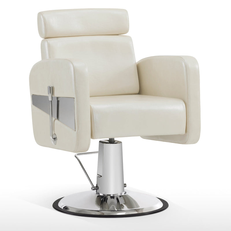 Brooks Salon Furnishing The Ivory Luxe Spa Chair Champagne White DSP-BBP-BBCHR-6154-9511CH