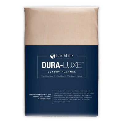 EarthLite DURA-LUXE™ Luxury Flannel Massage Table Sheet Set