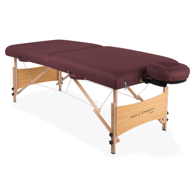 EarthLite Inner Strength Element Portable Massage Table Package ERL-Nature Touch Burgundy DSP-ERL-FCCHR-INNER-ELEMENT-BRG