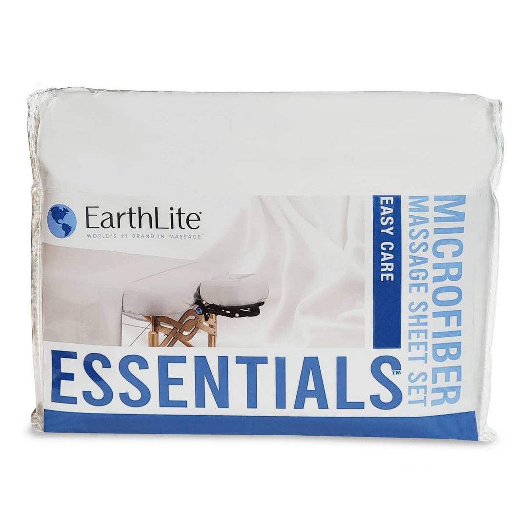 EarthLite ESSENTIALS™ Easy Care Microfiber Sheet Set ERL-White DSP-ERL-TABLE-COVER-ESSENTIALS-M