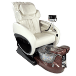 WS Nails Fiori 8000 Pedicure Spa Fi8-White(Special Order Only) / Fi8-Satin Mocha Crystal / Yes