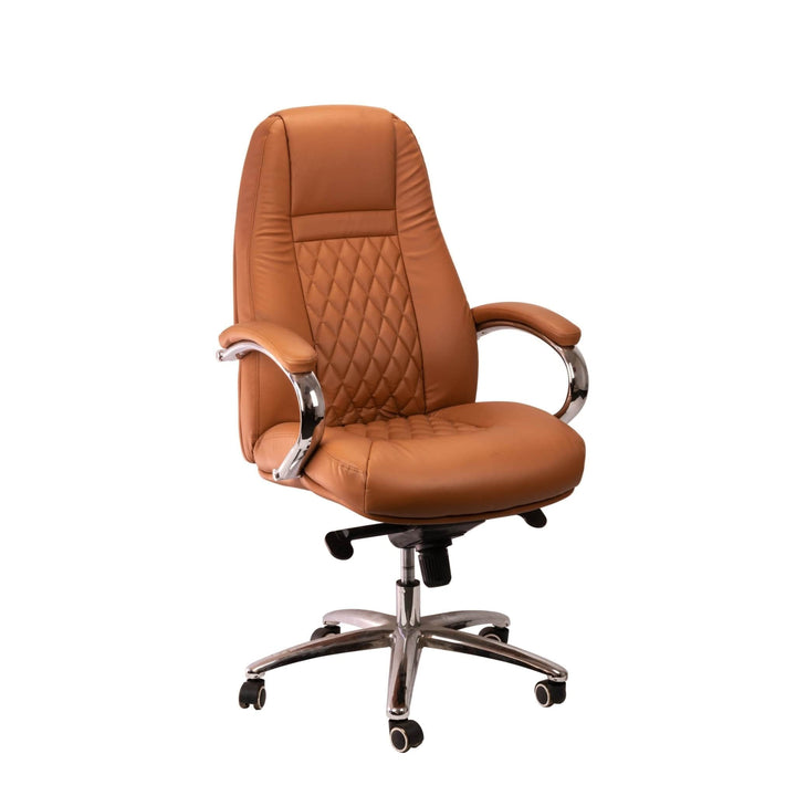 WS Nails Fiori High-back Customer Chair WSN-Chestnut Smooth DSP-WSN-SYCHR-OMNI-1