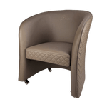 WS Nails Fiori Relax Customer Chairs Brown with Texture / Customer Chair FF-WSN-SYCHR-1