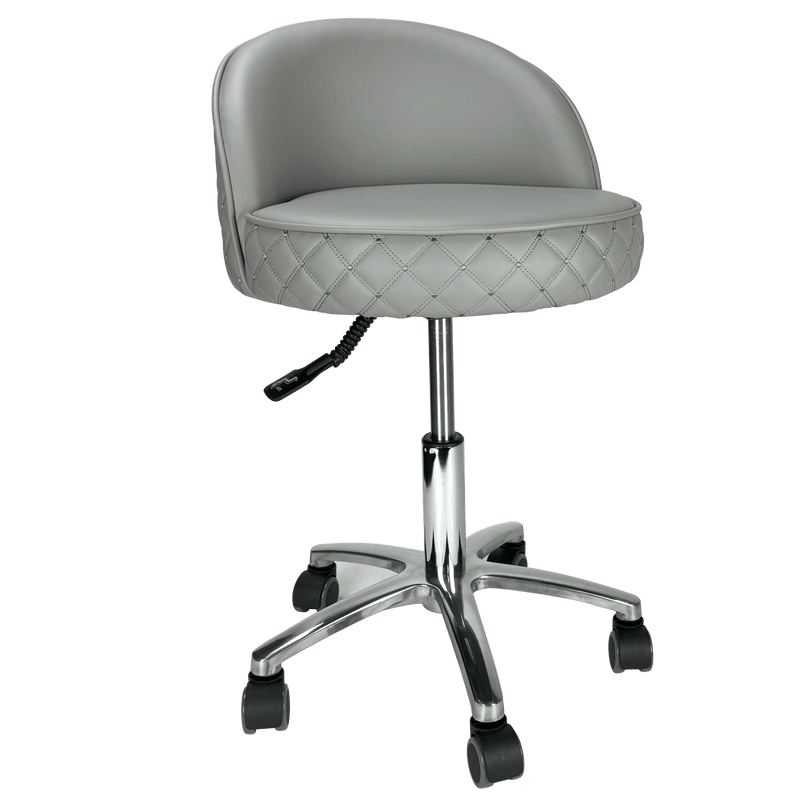 WS Nails Fiori Relax Stools WSN-Light Grey / Technician Stool FF-WSN-TCSTL-6