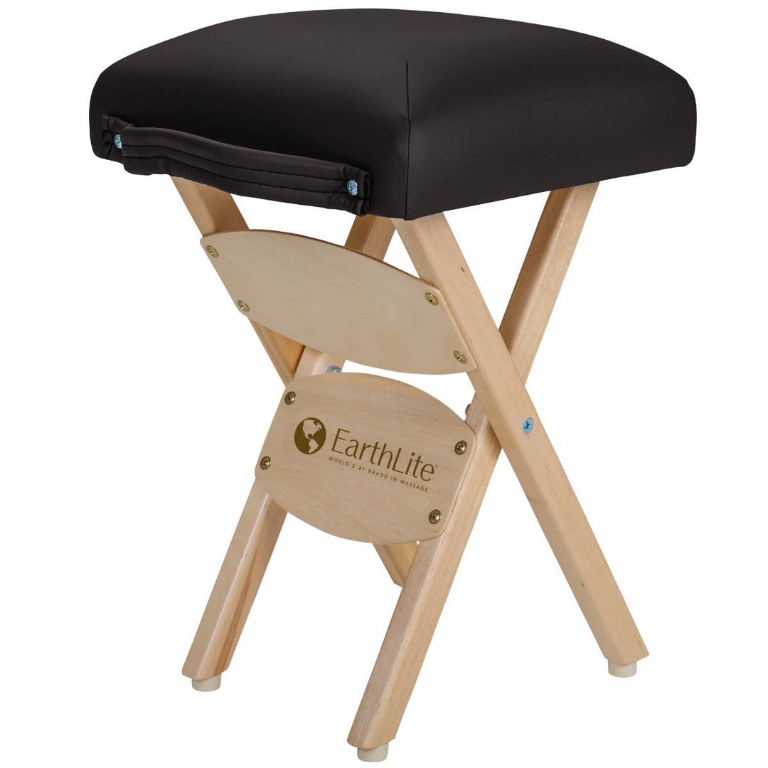 EarthLite Folding Massage/Tattoo Stool ERL-Nature Touch Black DSP-ERL-TCSTL-FOLD