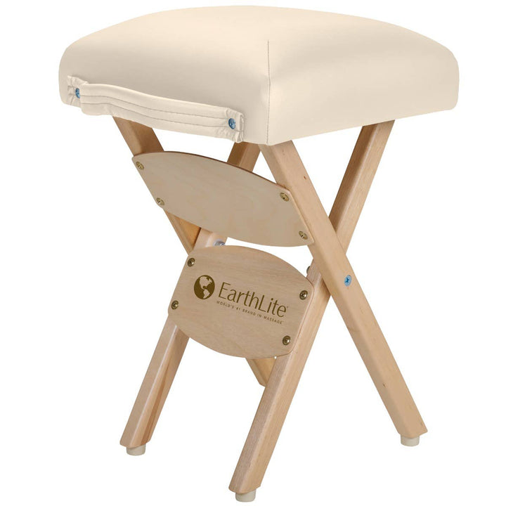 EarthLite Folding Massage/Tattoo Stool ERL-Nature Touch Vanilla Creme DSP-ERL-TCSTL-FOLD