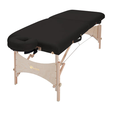 EarthLite Harmony DX™ Portable Massage Table Package ERL-Nature Touch Black DSP-ERL-FCCHR-PREMIER-BLK