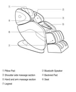 WS Nails LUMI Kumo Deluxe Massage Chair