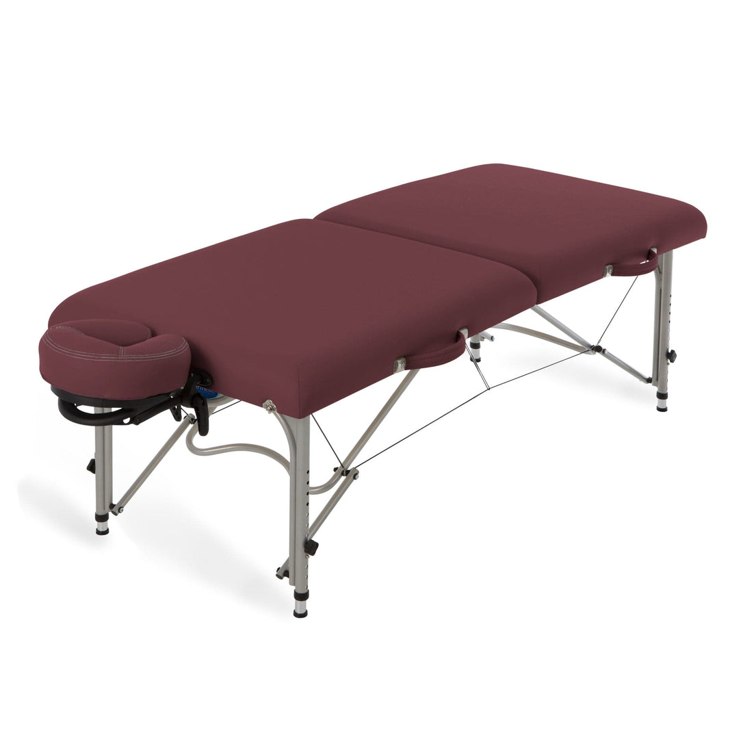 EarthLite Luna™ Portable Massage/Tattoo Table Package ERL-Burgundy