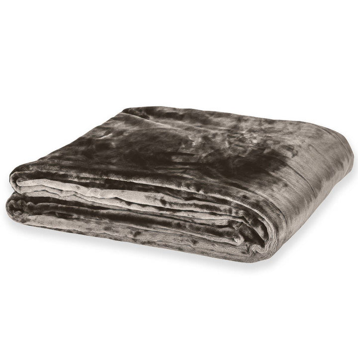 EarthLite Premium Microfiber Fleece Blanket ERL-Taupe DSP-ERL-PM-FLEECE-BLANKET