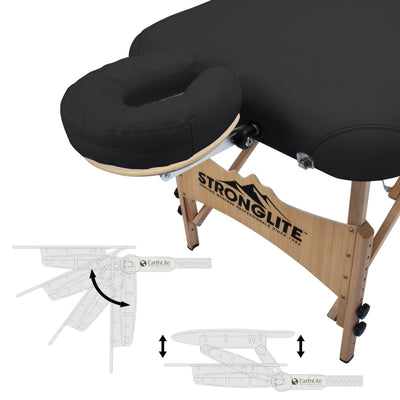 EarthLite Stronglite Portable Massage/Tattoo Table Package Olympia