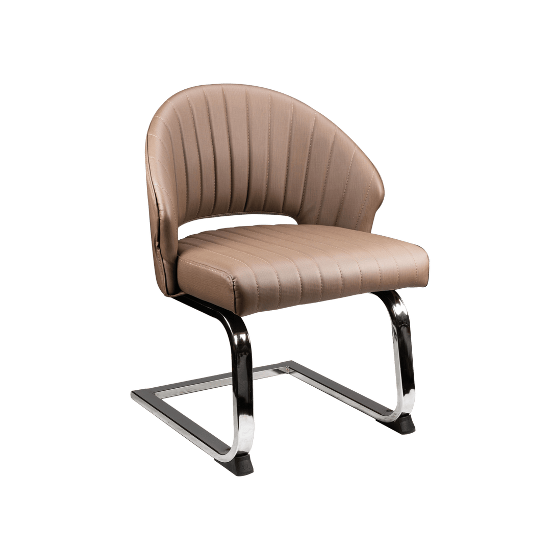 WS Nails Omni Customer & Waiting Chairs WSN-Brown with Texture / Waiting Chair FF-WSN-SYCHR-OMNI-6