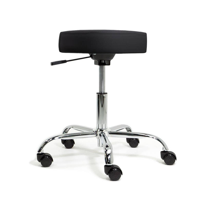 EarthLite Pneumatic Rolling Massage/Tattoo Stool ERL-Nature Touch Black / Standard (19-26") / No Thanks DSP-ERL-TCSTL