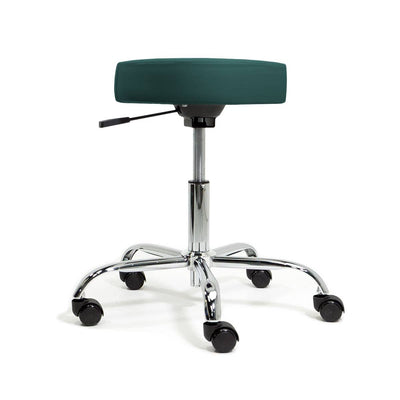 EarthLite Pneumatic Rolling Massage/Tattoo Stool ERL-Nature Touch Teal / Standard (19-26") / No Thanks DSP-ERL-TCSTL