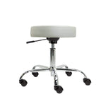 EarthLite Pneumatic Rolling Massage/Tattoo Stool ERL-Nature Touch Sterling / Low Height (15.5-19.25") / No Thanks DSP-ERL-TCSTL