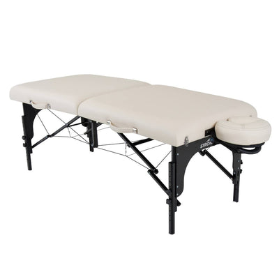 EarthLite Stronglite Premier Portable Massage Table Package ERL-Vanilla Creme DSP-ERL-FCCHR-PREMIER-VC