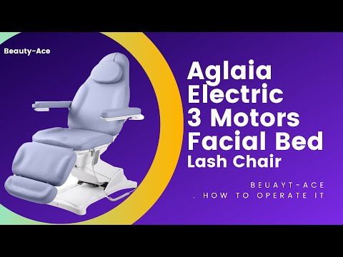 Sillón facial eléctrico Aglaia con 3 motores