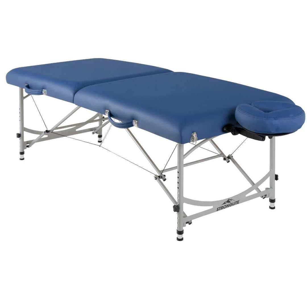 EarthLite Stronglite Versalite Pro Portable Massage Table Package ERL-Nature Touch Royal Blue DSP-ERL-FCCHR-VERSALITE-PRO-NTRB