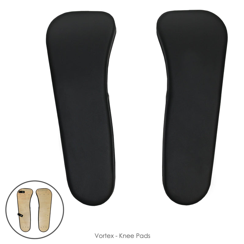 EarthLite Vortex™ - Individual Replacement Pads ERL-Nature Touch Black / Knee Pads DSP-ERL-FCCHR-PART-AVILA-II-KNEE-BLK