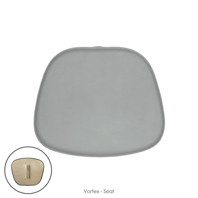 EarthLite Vortex™ - Individual Replacement Pads ERL-Nature Touch Sterling / Seat Pad DSP-ERL-FCCHR-PART-AVILA-II-SEAT-STE