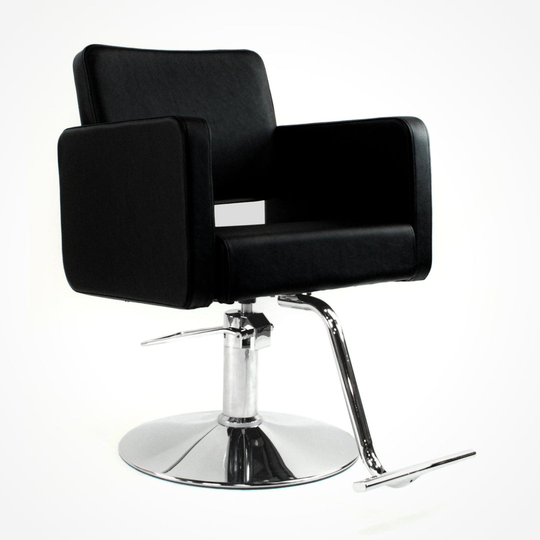 Berkeley Bramley Salon Styling Chair for Beauty Salon Black HON-SYCHR-8251-BLK