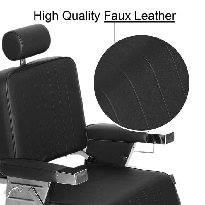 BarberPub Classic Modern Heavy Duty Metal Vintage Barber Chair