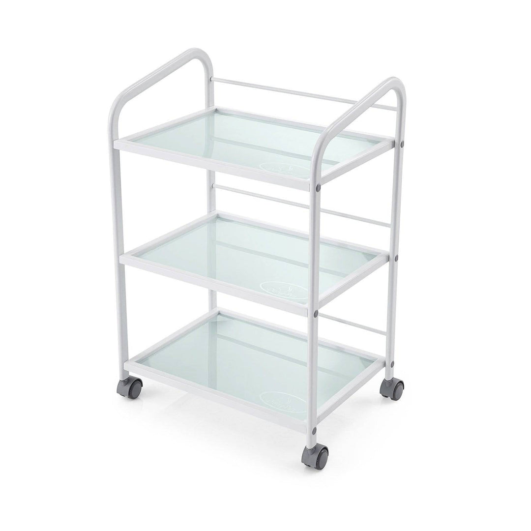 Beauty-Ace 3-Tier Portable Salon Trolley BA6039 White (w/o drawer) FF-DPI-TRLY-6039-WHT