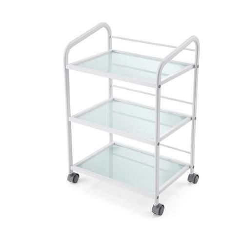 TatArtist Beauty Salon Pedicure Trolley Cart FF-DPI-TRLY-6039-WHT