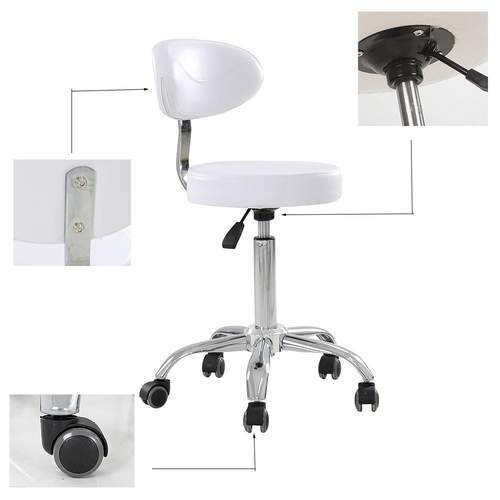 TatArtist Beauty Salon Chair Stool Spa Chair Tattoo Chair with Backrest