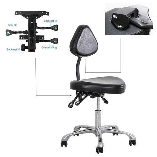 TatArtist Ergonomic Tattoo Stool Hydraulic Multi-functional Adjustable Tattoo Artist Chair FF-DPI-ARTCHR-9970-BLK