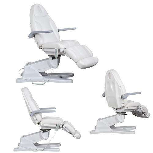 TatArtist Electric Facial Bed Rotating Aesthetic Spa Cosmetic Chair with Paper Roller G904 FF-DPI-FCCHR-G904-WHT