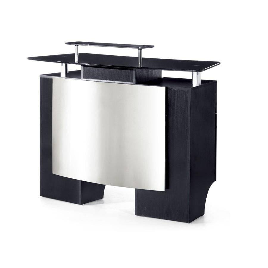 Mayakoba GLASGLOW I Reception Desk Black DPI-NRTBL-3313-BLK-KIT