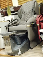 Diva Diva Deluxe Spa Pedicure Chair with Free Pedicure Stool Grey / Grey / Galaxy Black FF-DIV-SPA-MGY-GY-BLK