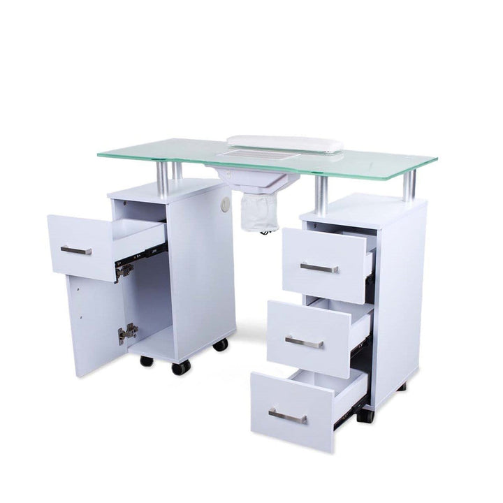 Mayakoba Glasglow Manicure Table With Fan