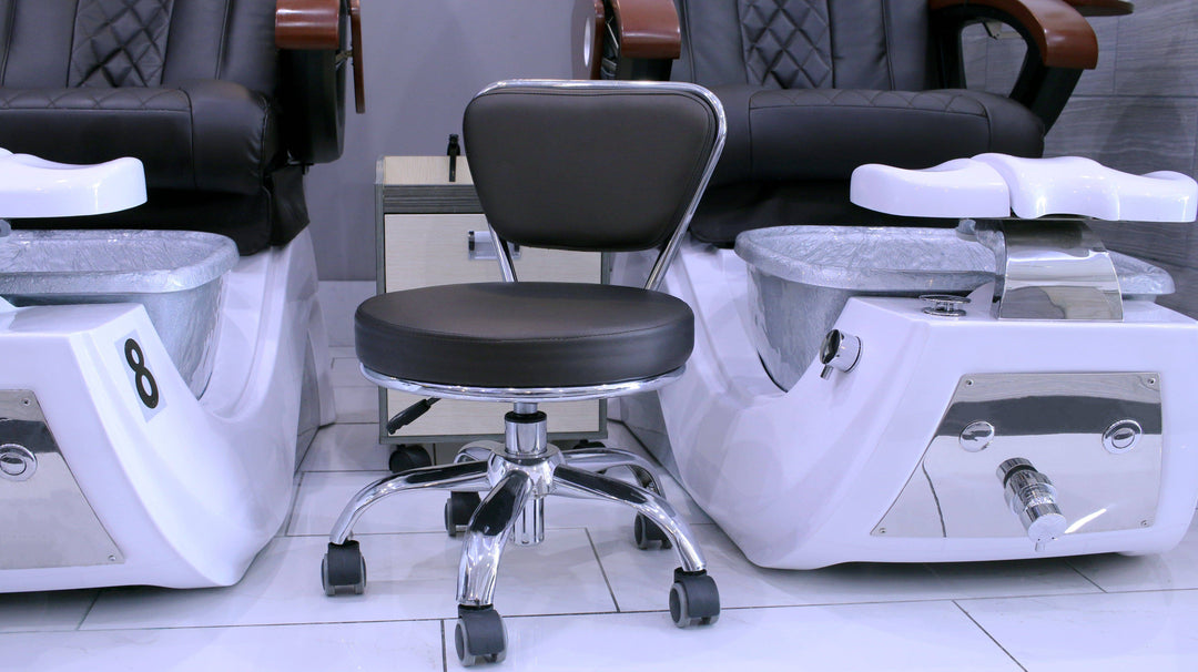 Mayakoba Short Pedicure Technician Stool - The Dayton