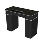 Mayakoba Sonoma II Manicure Table in Modern Black