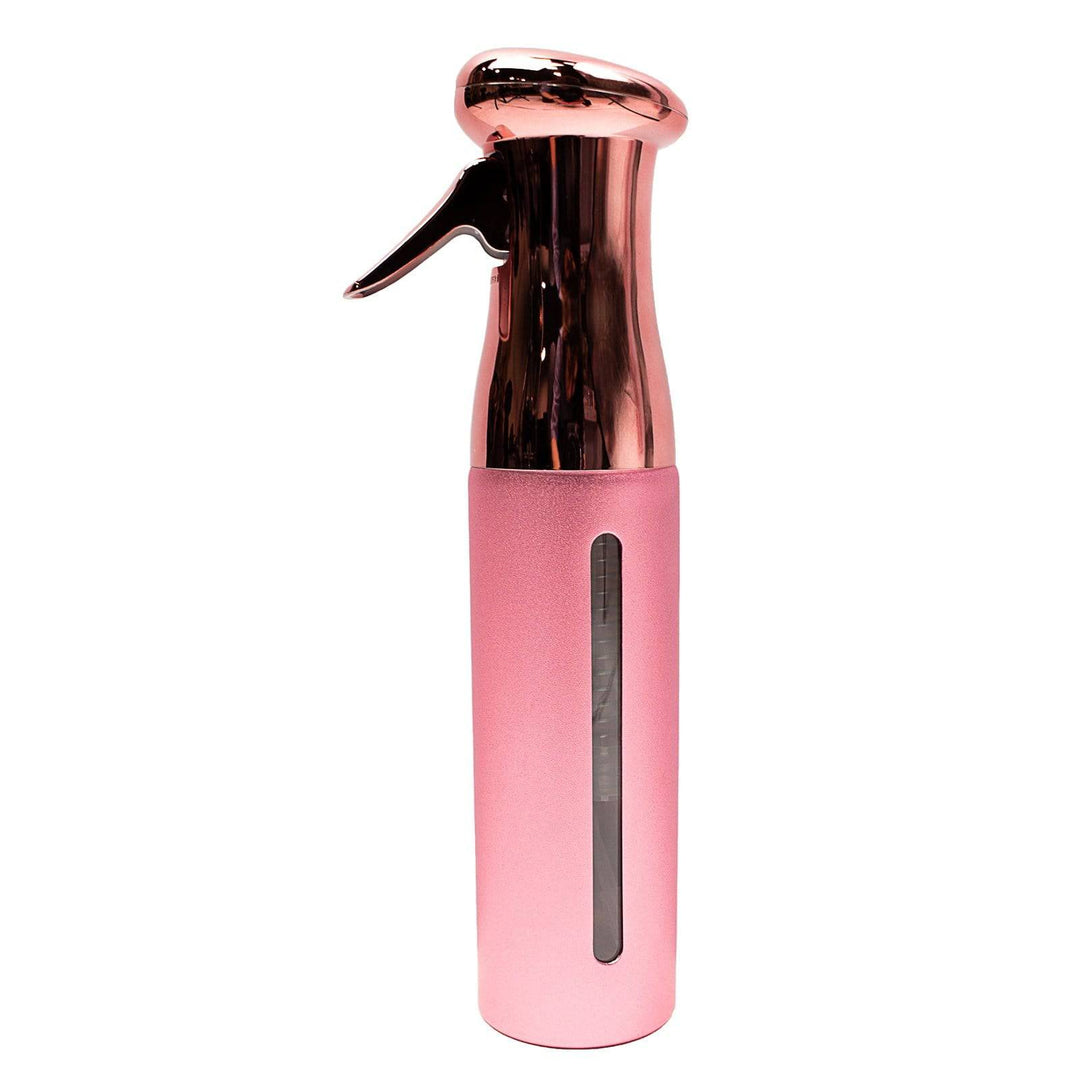 Keen Essentials KEEN Continuous Mist Clear Spray Bottle - 12 Oz With Metallic Bottle in Pink & Silver Pink JMA-BTL-001-PNKPNK