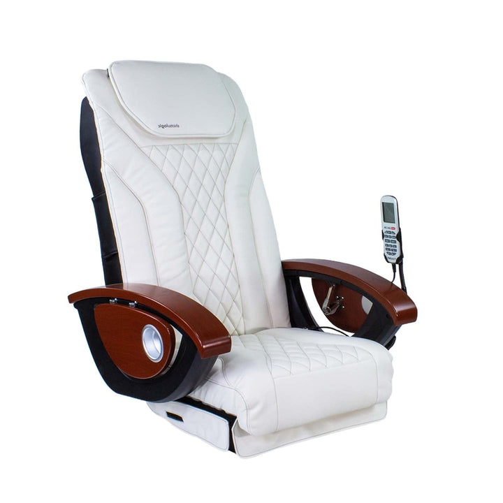 Mayakoba Shiatsulogic Massage Chair Top for Pedicure Chairs - EX-R (chair w/ cover set) White EXR AYC-TCHR-2007-WHT