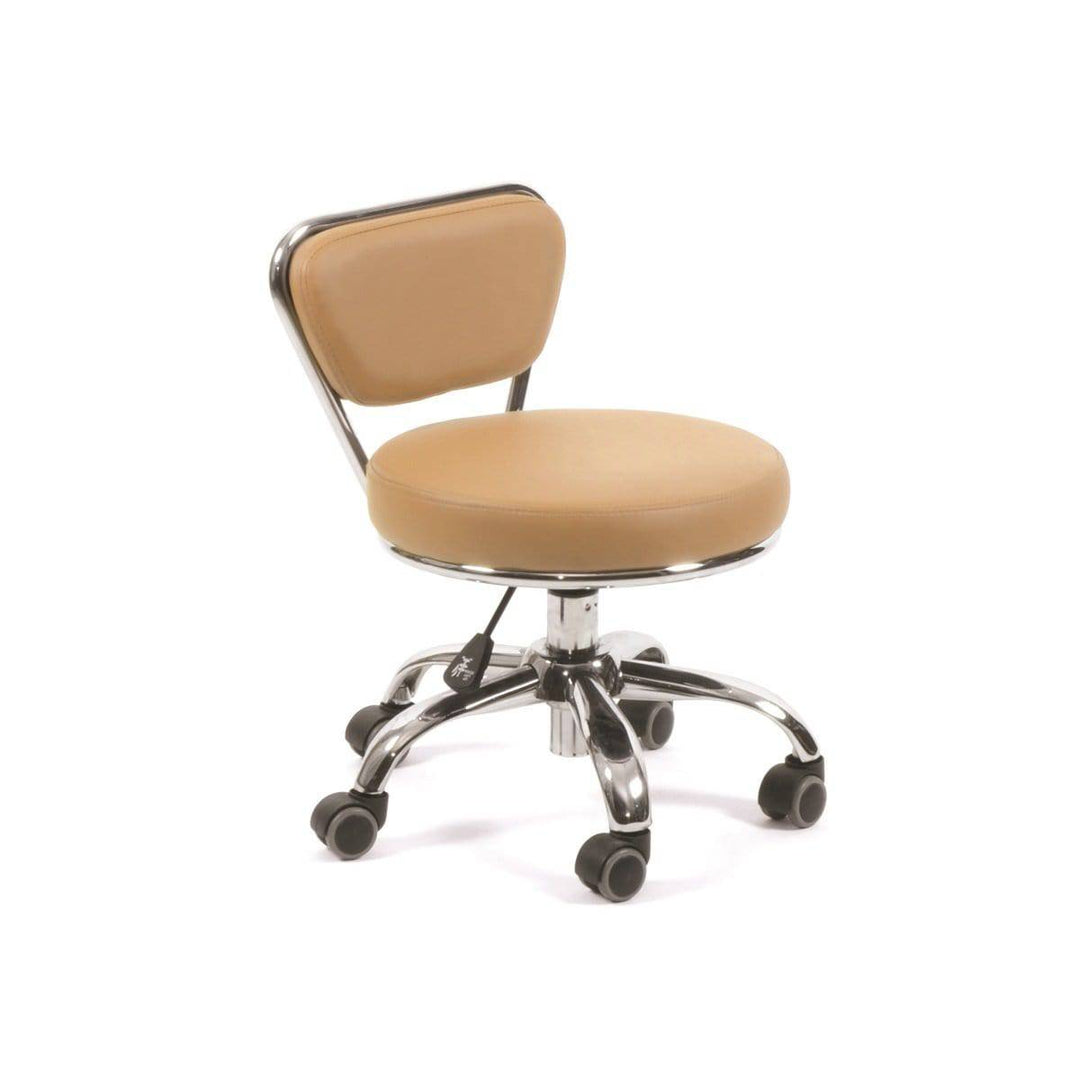 Mayakoba Short Pedicure Technician Stool - The Dayton Cashmere Dayton LGR-PDSTL-10312-CA