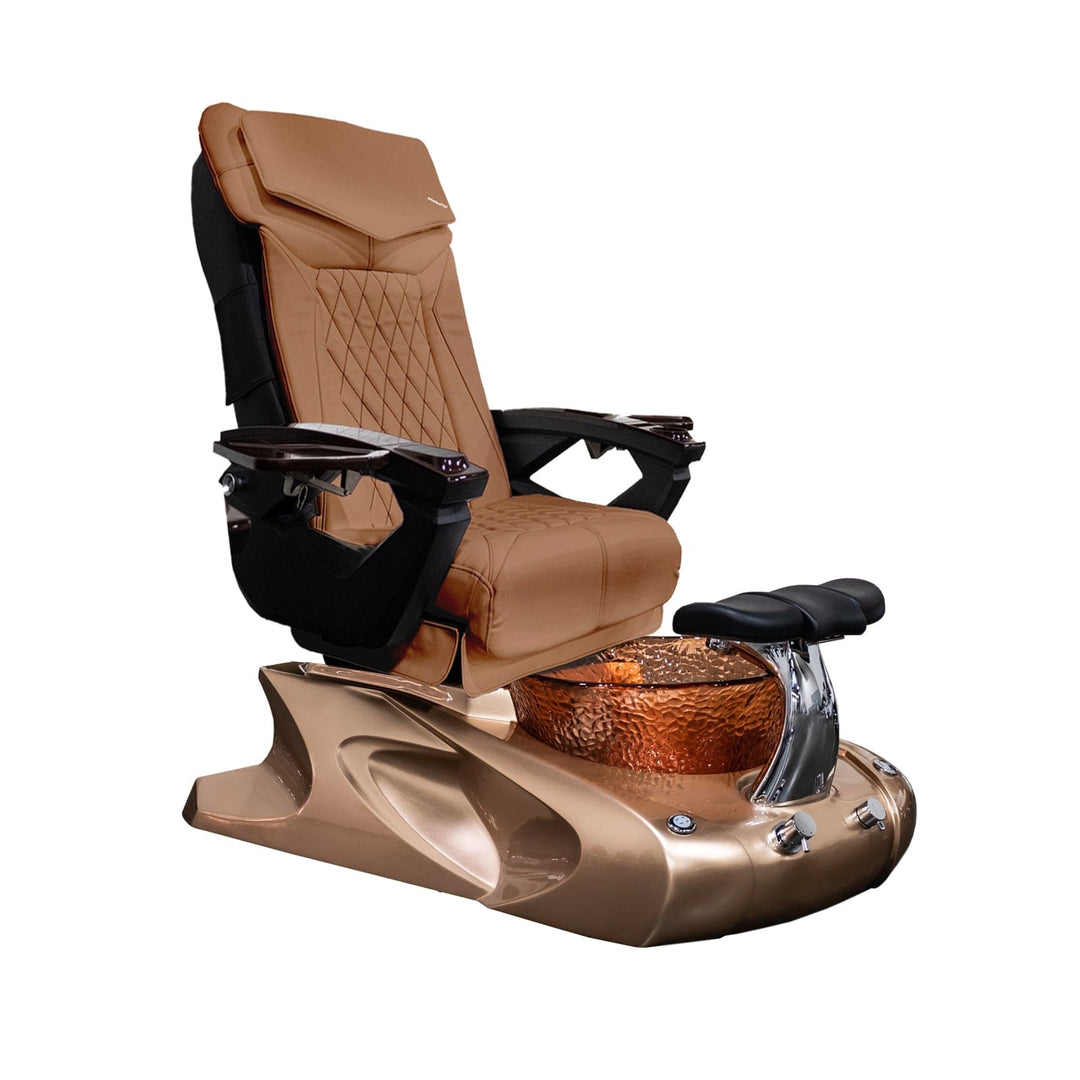 Mayakoba VIGGO II Shiatsulogic LX Pedicure Chair Cappuccino LX / Metallic Gold Viggo II AYC-SPA-VIGGO-2-LX1807-849MTLGLD-18VCPO