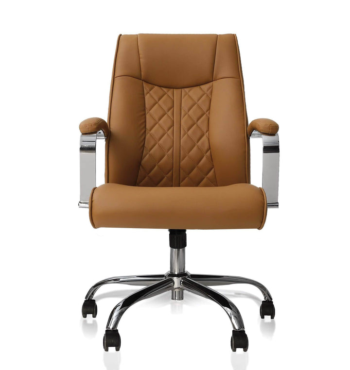 J&A USA J&A Monaco Manicure Customer Salon Chair Monaco Mocha