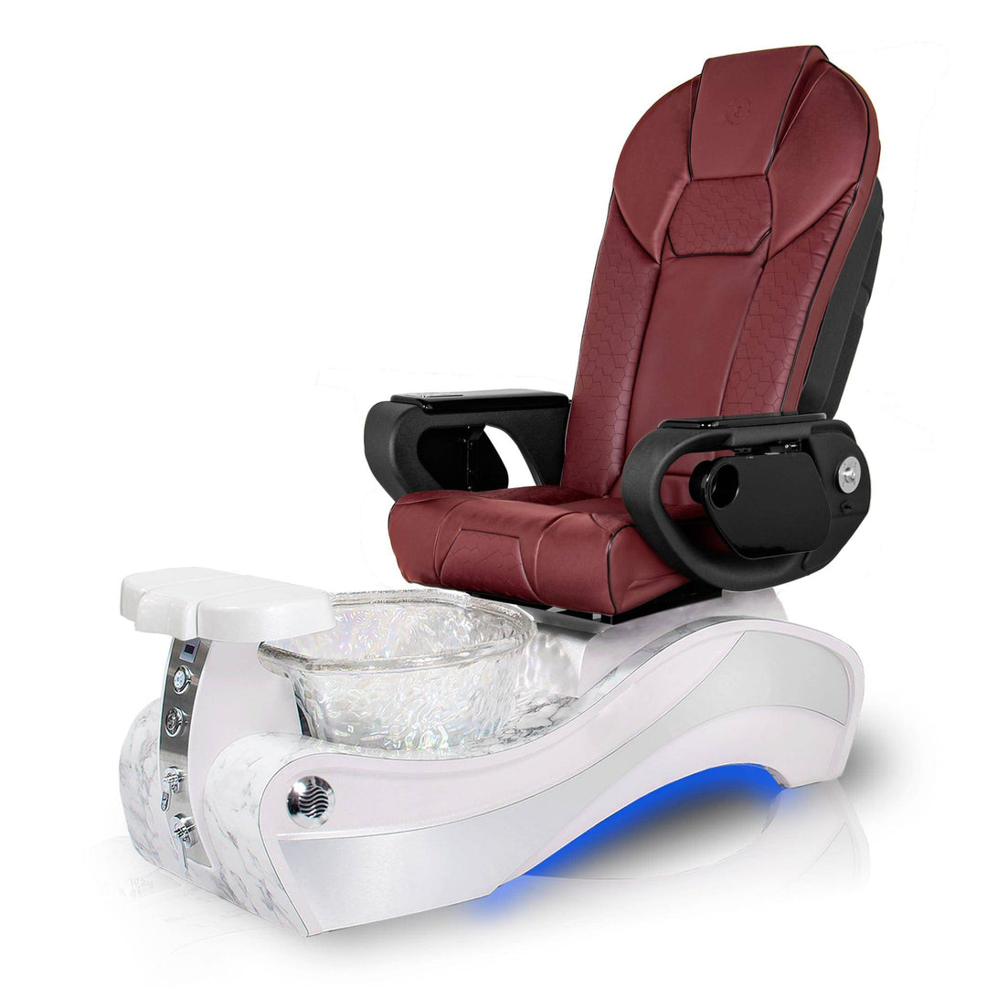 TSM T-SPA New Beginning 1 T-N1-White-Marble / Throne-2 / T-N1-Burgundy T-SPA-NEW-1-WHITE-MARBLE-THRONE-2-BUR