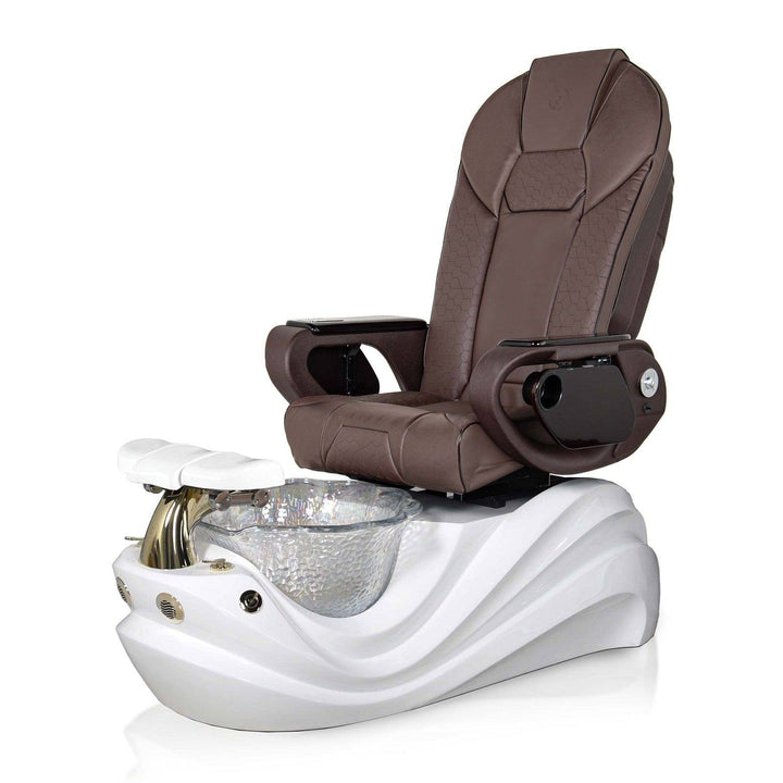 TSM T-SPA Royal Phoenix Throne-2 / White / Chocolate T-SPA-ROYAL-PHOENIX-WHITE-CHO