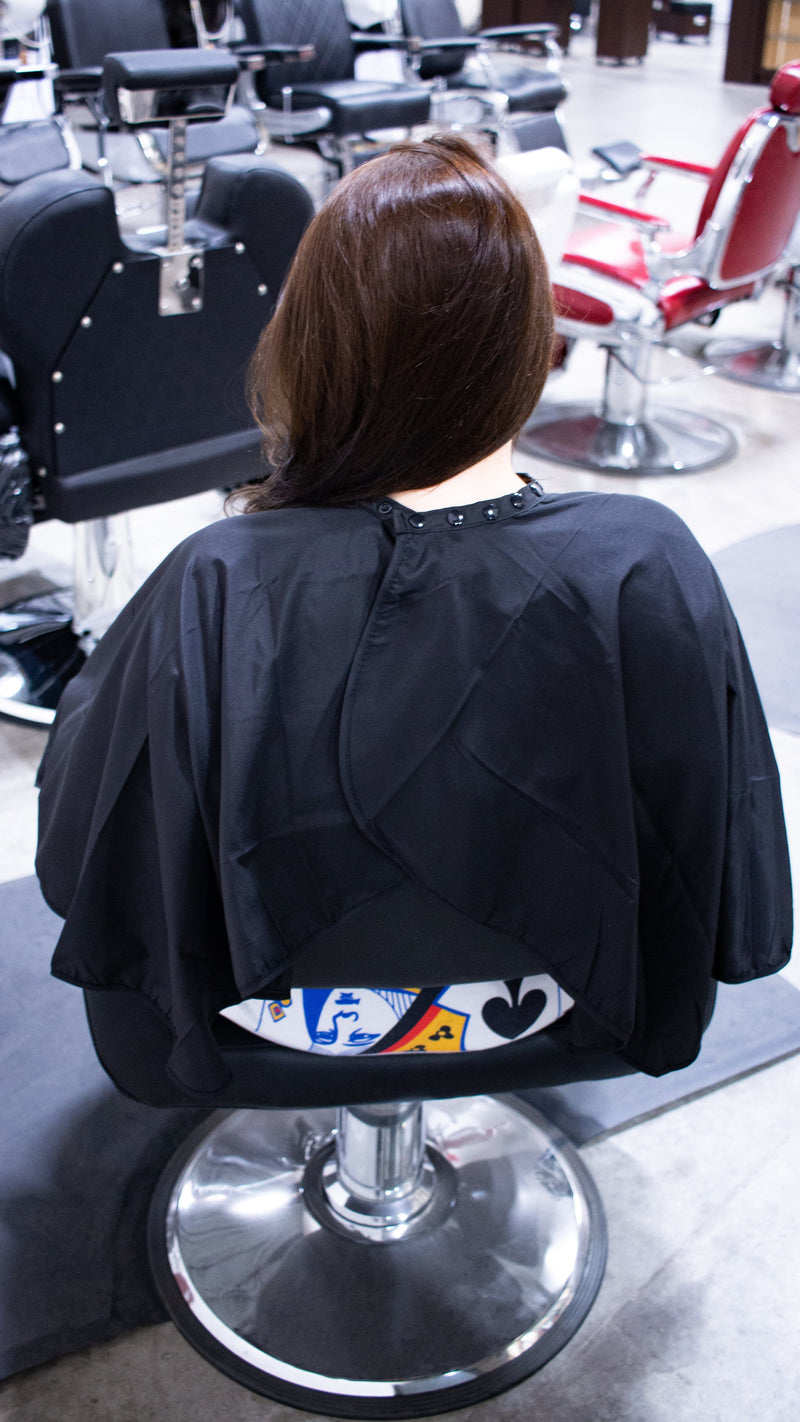 Dark Green And Black Salon Hair Cutting Barber Cape #B-12