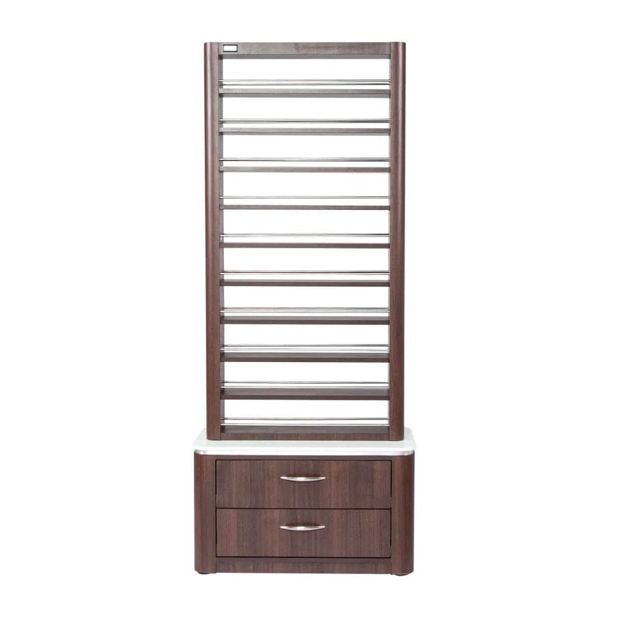 Lexor The MODEN™ Polish Rack with Storage VM820 Dark Walnut MODEN FF-LXR-NPORK-VM820-BRN